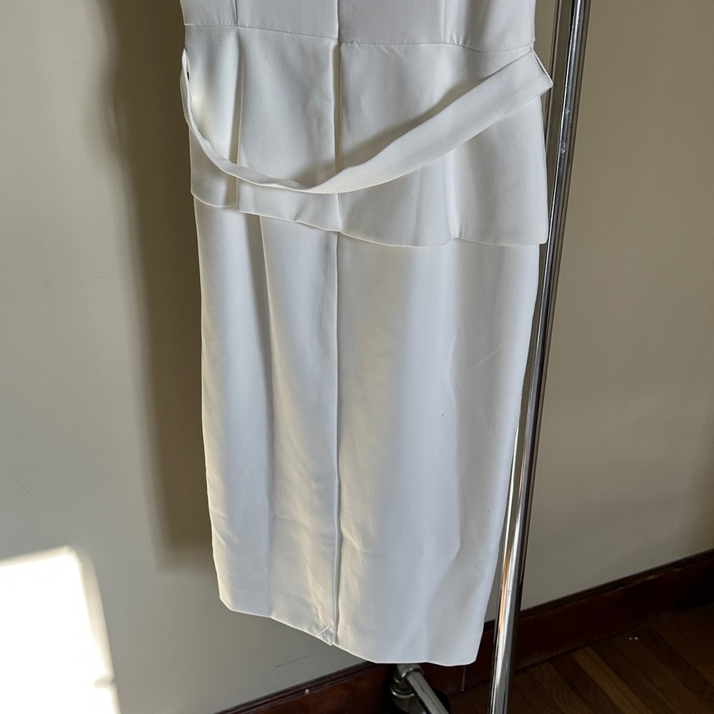 White House Black Market White Midi Dress - Picture 5 of 5